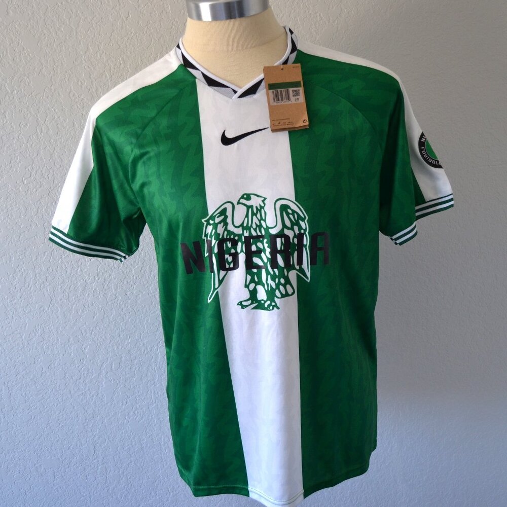 VINTAGE (1996) OLYMPIC NIGERIAN SOCCER  NIKE JERSEY- NWT- SIZE XL